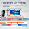 VEVOR Electronic Water Descaler System, Whole House Salt Free Descaler, Hard Water Conditioner to Reduces Scale Build-Up, for All Kinds of Plumbing Pipes, Durable for Over 6 Years