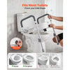 VEVOR Raised Toilet Seat with Arms, 350 lbs Capacity, 5-Inch Lift Height & Adjustable Width, Widened Commode Elevated Toilet Seat Riser with Handles for Seniors, Elderly, Handicap, Disabled, Adults