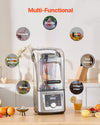 VEVOR Blender for Smoothies, 85 oz 1400W, Professional Blender with Powerful Motor, Multi-Functional Food Processing Blender with Noise Cover for Smoothie/Milkshake/Juice, Fits for Kitchen
