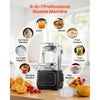 VEVOR Blender, 68 oz Professional Countertop Blenders with Shield, 2200W 26000RPM Kitchen Food Processor Combo, Self-Cleaning, Speed Adjustable, 6 Preset Menu for Smoothies, Ice Crushing, Puree, Black