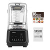 VEVOR Blender, 68 oz Professional Countertop Blenders with Shield, 2200W 26000RPM Kitchen Food Processor Combo, Self-Cleaning, Speed Adjustable, 6 Preset Menu for Smoothies, Ice Crushing, Puree, Black