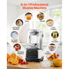 VEVOR Blender, 68 oz Professional Countertop Blenders with Shield, 2200W 26000RPM Kitchen Food Processor Combo, Self-Cleaning, Speed Adjustable, 6 Preset Menu for Smoothies, Ice Crushing, Puree, White