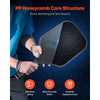 VEVOR Pickleball Paddle, T700 Carbon Fiber Surface & Honeycomb Core, Professional Pickleball Paddle with Increased Power & Control & Spin, Pro Pickle Ball Racket for Adults, Men & Women, Blue
