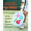 VEVOR Kids Pickleball Paddle, Lightweight Youth Pickleball Paddle with Small Grip and Cute Pattern, Fiberglass Pickle Ball Racket & Honeycomb Core, Child Size for Kids, Youth, Boys & Girls
