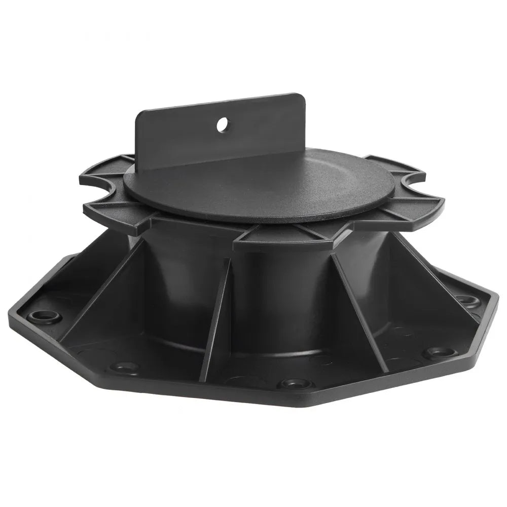 VEVOR Deck Blocks 24 PCS, 2000lbs / 907.18kg Load Capacity Deck Support Plastic Pedestal Paver, Raising 2.36 - 5.31 inch / 60 - 135 mm, Height Adjustable Shed Foundation Base for Wood Concrete Metal