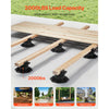 VEVOR Deck Blocks 12 PCS, 2000lbs / 907.18kg Load Capacity Deck Support Plastic Pedestal Paver, Raising 2.36 - 5.31 inch / 60 - 135 mm, Height Adjustable Shed Foundation Base for Wood Concrete Metal