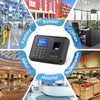 VEVOR Time Clock, Fingerprint Time Clocks for Employees Small Business, Biometric Time Clock with USB Drive,  Automatic Punch In/Out, No Monthly Fees