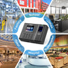 VEVOR Time Clock, Fingerprint Time Clocks for Employees Small Business, Biometric Time Clock with 5 RFID Cards & USB Drive,  Automatic Punch In/Out, No Monthly Fees