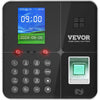 VEVOR Time Clocks for Employees Small Business with Face, Fingerprint, RFID and PIN Punching in One, Biometric Time Clock with 5 RFID Cards & USB Drive, Automatic Punch In/Out, No Monthly Fees