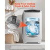 VEVOR Portable Washing Machine - stainless steel drum (fresh & odor-free)