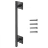 VEVOR Barn Door Handle, 12.6 in Rustic Fence Gate Handle, Rust-Resistant Coating, Heavy Duty Carbon Steel Outdoor Gate Handles, Easy to Install, Metal Sliding Door Pulls for Garage Shed Closet Pantry