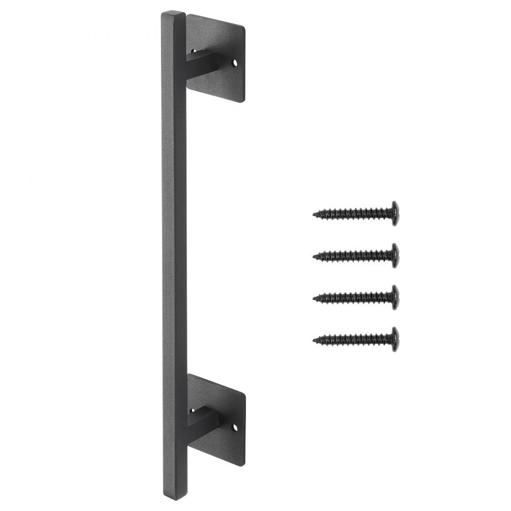 VEVOR Barn Door Handle, 12.6 in Rustic Fence Gate Handle, Rust-Resistant Coating, Heavy Duty Carbon Steel Outdoor Gate Handles, Easy to Install, Metal Sliding Door Pulls for Garage Shed Closet Pantry