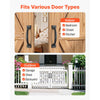 VEVOR Barn Door Handle, 4Pcs 6.5 in Rustic Fence Gate Handle, Rust-Resistant Coating, Heavy Duty Carbon Steel Outdoor Gate Handles, Easy to Install, Metal Sliding Door Pulls for Garage Shed Pantry
