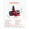 VEVOR Aquarium 24V DC Water Pump, 60W, 1750 GPH Marine Wavemaker Return Pump with Controller, Adjustable Flow, Feed Mode, 16 ft Maximum Lift, for Saltwater Freshwater Fish Tank Sump Pond Circulation