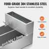 Food-grade 304 stainless steel construction (SUS304 1.5mm)