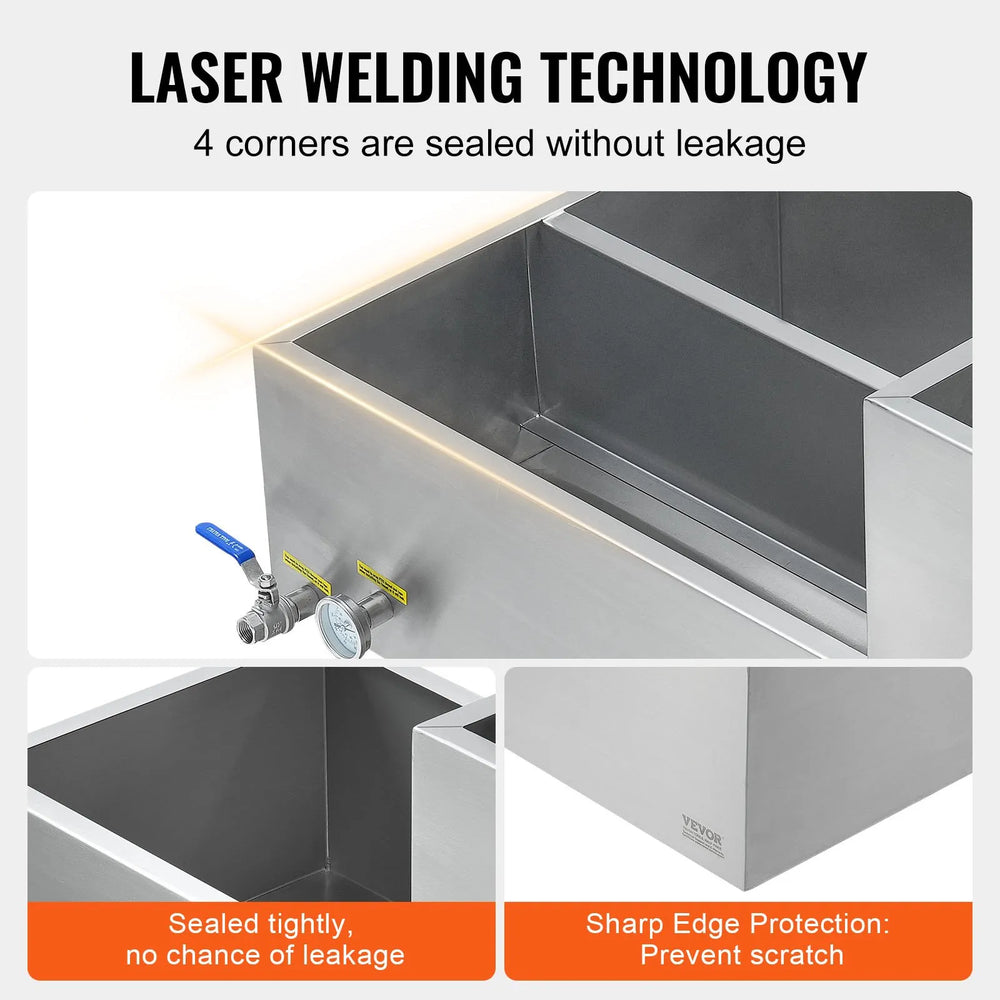 Laser welding technology - sealed corners and edge protection