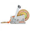 VEVOR Boat Winch, 3500 lbs Hand Winch, Heavy Duty Manual Rope Crank with 20ft Orange Polyester Strap, Portable Two-Way Ratchet, 2 Speed Switchable, Anti-Slip Handle Gear for Boat Trailer ATV Towing