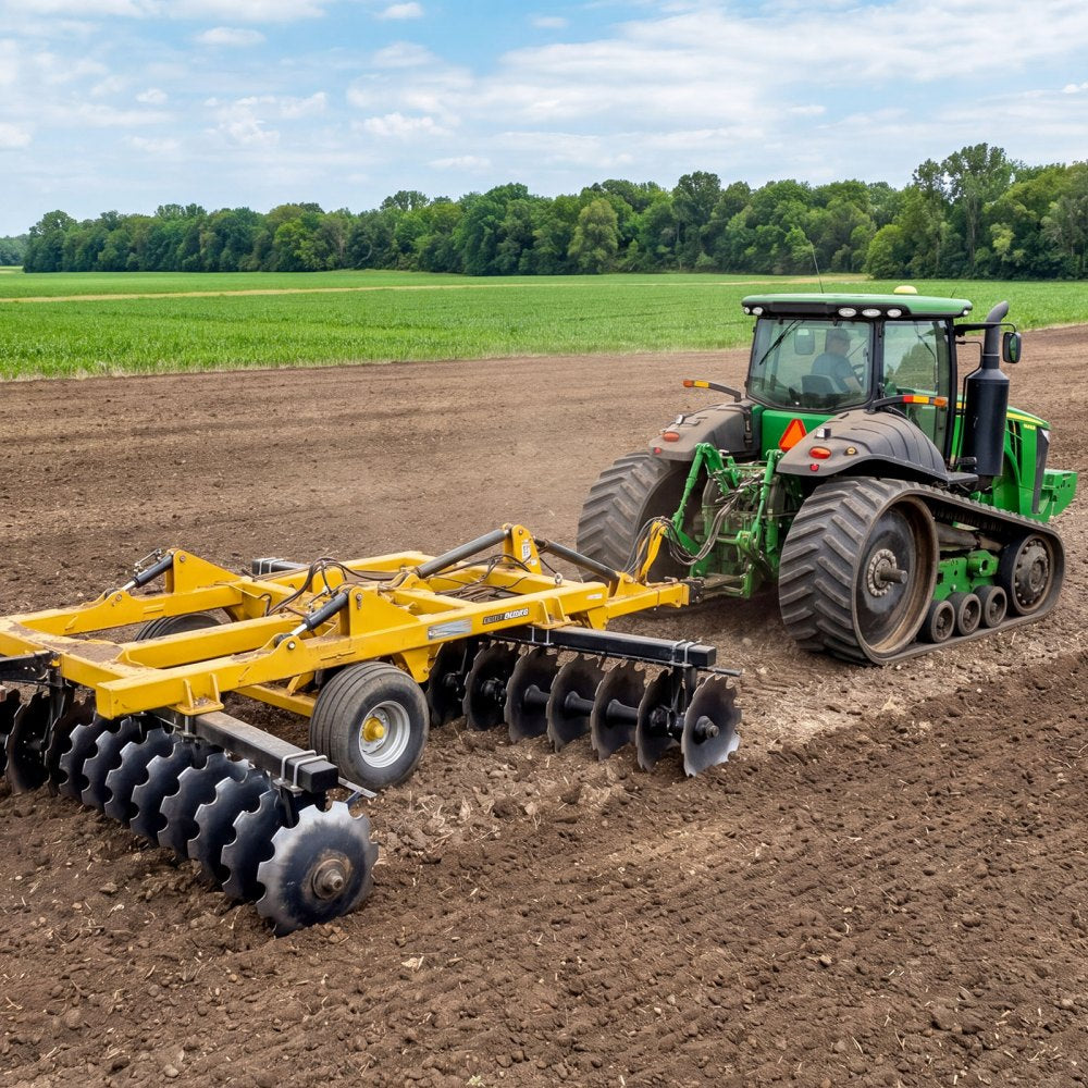 VEVOR Hydraulic Top Link Cat. 2-2 (11 in Stroke, 22-7/16 in to 33-7/16 in), Max 2900PSI Hydraulic Cylinder with 2 Hoses & G3/8" Check Valves for Tractors