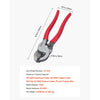 VEVOR High Leverage Cable Cutter, 9-1/4 in Compact, Forged Blades and PVC-Coated Handles, Heavy Duty Cable Cutting Pliers Tool for 4/0 AWG Aluminum, 2/0 AWG Soft Copper and 100-Pair 24AWG Comm Cables