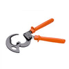VEVOR Ratcheting Cable Cutter, Spring Steel Blades with PVC-Coated Handles, Quick-Release Button, Heavy Duty Ratchet Cable Wire Cutter for Cutting Copper & Aluminum Cables Up to 1000 MCM / 500 mm²