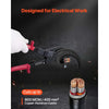 VEVOR Ratcheting Cable Cutter, Spring Steel Blades with Insulated Handles, Quick-Release Button, Heavy Duty Ratchet Cable Wire Cutter for Cutting Copper & Aluminum Cables Up to 800 MCM / 400 mm²