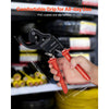 VEVOR Ratcheting Cable Cutter, Spring Steel Blades with PVC-Coated Handles, Quick-Release Button, Heavy Duty Ratchet Cable Wire Cutter for Cutting Copper & Aluminum Cables Up to 600 MCM / 300 mm²