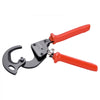 VEVOR Ratcheting Cable Cutter, Spring Steel Blades with PVC-Coated Handles, Quick-Release Button, Heavy Duty Ratchet Cable Wire Cutter for Cutting Copper & Aluminum Cables Up to 600 MCM / 300 mm²