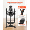 VEVOR Inversion Table, 300 lbs Capacity Heavy Duty Back Inverter Stretcher, Inverted Table with Stable Structure, Dual-Roller Locking, Decompression Tables for Shoulders, Neck, Back, Knees