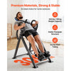 VEVOR Inversion Table, 300 lbs Capacity Heavy Duty Back Inverter Stretcher, Inverted Table with Dual-Roller Locking, Decompression Tables for Shoulders, Neck, Back, Multi-Angle Adjustable Tether Strap