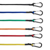 VEVOR 30 Piece Bungee Cords Assortment, 8 mm Heavy Duty Bungee Straps with A3 Steel Carabiners, Includes 10", 18", 24", 36", 48", 60", 72", Portable Storage Bag, 6 Clips & Canopy Ties
