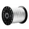 VEVOR Polyester Pull Tape, 1/2" x 528' Mule Tape Flat Rope, 1250 lbf Tensile Capacity, Printed Webbing Cable Pulling Tape for Packaging, Gardening, Commercial Electrical, Conduit Work, White