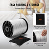 VEVOR Polyester Pull Tape, 5/8" x 630' Mule Tape Flat Rope, 2200 lbf Tensile Capacity, Printed Webbing Cable Pulling Tape for Packaging, Gardening, Commercial Electrical, Conduit Work, Whit