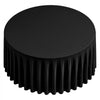 VEVOR Spandex Tablecloth with Skirt, 60-in Round Table Covers 6 Pack, Black, for Party Wedding Banquet Festival, Washable, Reusable, One-Piece, Tight, Fitted Table Cloth with Pleated Skirt