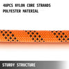 Polyester Rope 9/16" x 200', Load and Pulling Rope, 8600lbs Breaking Strength(Not suitable for rocking climbing, mountain climbing, hanging people, etc.)