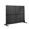 VEVOR Metal Privacy Screen, 44" W x 72" H Freestanding Modern Privacy Fence, Garden Divider Panel with Extended Base & Reinforcement Fixed, Freestanding Outdoor Divider for Garden, Indoor, Courtyard