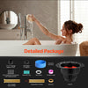 VEVOR ABS Freestanding Tub Drain Kit, 2 Brass Tail Pipes, Bathtub Drain Rough-in Kit, with ABS Adapter of Tailpiece, Compatible with Freestanding Bathtubs, Floor Mounted Bathtubs and Island Bathtubs