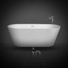 VEVOR ABS Freestanding Tub Drain Kit, 2 Brass Tail Pipes, Bathtub Drain Rough-in Kit, with ABS Adapter of Tailpiece, Compatible with Freestanding Bathtubs, Floor Mounted Bathtubs and Island Bathtubs