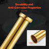 VEVOR PVC Freestanding Tub Drain Kit, 2 Brass Tail Pipes, Bathtub Drain Rough-in Kit, with PVC Adapter of Tailpiece, Compatible with Freestanding Bathtubs, Floor Mounted Bathtubs and Island Bathtubs