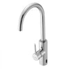 VEVOR Touchless Kitchen Bar Sink Faucet, Single Handle Automatic Motion Sensor Bathroom Faucet, Hands-Free Adjustable Cold Hot Water Mixer Flexible Swivel for 9/16 in Pipe,Chrome Plated Silver