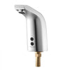 VEVOR Touchless Bathroom Sink Faucet, Automatic Motion Sensor Restroom Toilet Faucet Cold Water with Single Hole, Battery Operated for 9/16 in Pipe Commercial Lavatory,Chrome Plated Silver