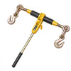 VEVOR Ratchet Chain Binder, 5/16 in x 14 ft G80 Chains, 8000 lbs Working Load of Ratchet Load Binder, Chains and Binders Set, Tie Down Hauling Chain Binders for Hauling, Towing, Logging (2 Sets)