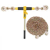 VEVOR Ratchet Chain Binder, 5/16 in x 14 ft G80 Chains, 8000 lbs Working Load of Ratchet Load Binder, Chains and Binders Set, Tie Down Hauling Chain Binders for Hauling, Towing, Logging (2 Sets)