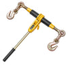 VEVOR Ratchet Chain Binder, 5/16 in x 12.8 ft G80 Chains, 8000 lbs Working Load of Ratchet Load Binder, Chains and Binders Set, Tie Down Hauling Chain Binders for Hauling, Towing, Logging (2 Sets)