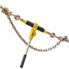 VEVOR Ratchet Chain Binder, 5/16 in x 12.8 ft G80 Chains, 8000 lbs Working Load of Ratchet Load Binder, Chains and Binders Set, Tie Down Hauling Chain Binders for Hauling, Towing, Logging (2 Sets)
