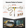 VEVOR Ratchet Chain Binder, 9200 lbs Working Load, Chain Binders Compatible with 3/8 in - 1/2 in Chains, Heavy Duty Ratchet Load Binder with Handles for Truck, Tie Down, Hauling, Towing, Logging