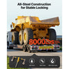 All-steel construction for stable locking (8000 lbs secure working load)
