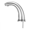VEVOR Touchless Bathroom Sink Faucet, Automatic Motion Sensor Restroom Toilet Faucet with Hole Cover Plate, Battery Operated,Adjustable Temp for 9/16 in Pipe Commercial Lavatory,Brushed Nickel Silver