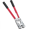VEVOR Battery Cable Lug Crimping Tool, 10-1/0 AWG with Heavy Duty Wire Lugs, with 60PCS Aluminum Ring Connectors Terminals 6 Wire Sizes Crimping Die Aluminum Terminal Battery Lug Crimper