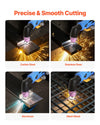 VEVOR Plasma Cutter, 50A Non-Touch Pilot Arc Plasma Cutting Machine, 110V/220V Dual Voltage Digital Display IGBT Inverter - with 2T/4T Function & Adjustable PA/PT Time for Home Repairs, Workshops