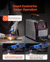 VEVOR Plasma Cutter, 50A Non-Touch Pilot Arc Plasma Cutting Machine, 110V/220V Dual Voltage Digital Display IGBT Inverter - with 2T/4T Function & Adjustable PA/PT Time for Home Repairs, Workshops